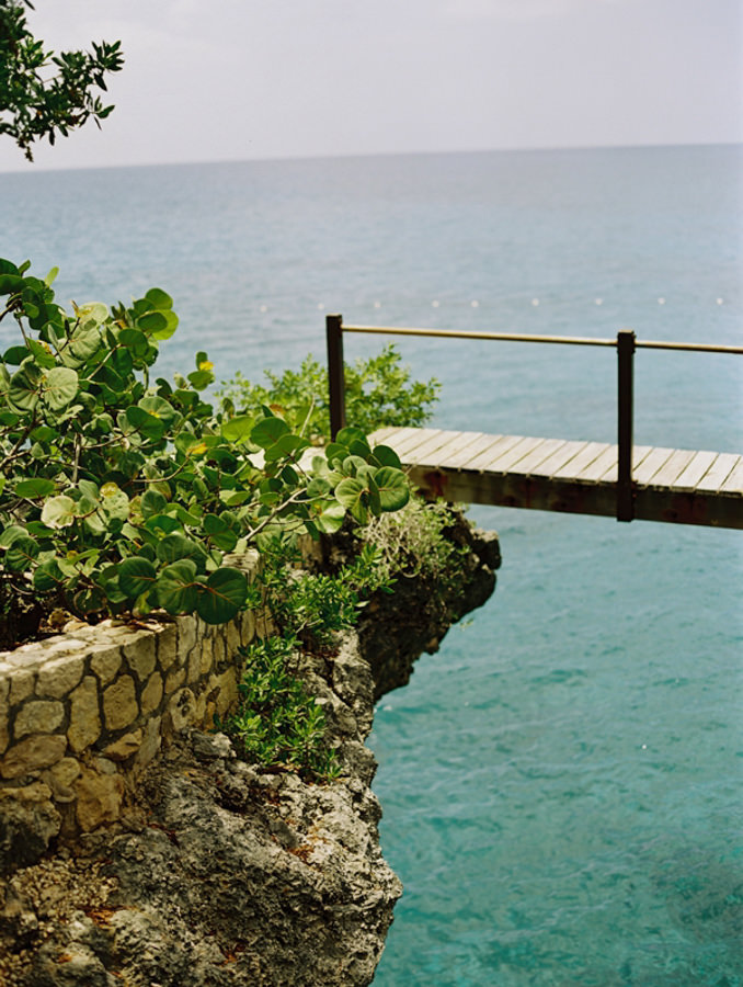 A boardwalk joining two suites at the Rockhouse Hotel in Negril, Jamaica.